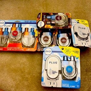 Lot of 7 Fabreeze scents Day Fresh, Campfire, Linen